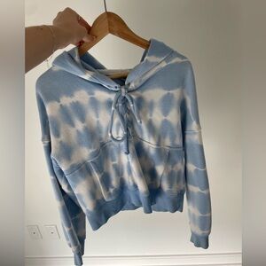 Free People Cropped Tie Dye Sweater